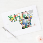 Unity in Diversity: het Collectie van de Afrikaans Rechthoekige Sticker (Envelop)