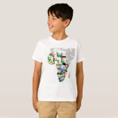 Unity in Diversity: het Collectie van de Afrikaans T-shirt (Voorkant volledig)