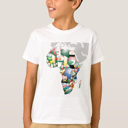 Unity in Diversity: het Collectie van de Afrikaans T-shirt (Voorkant)
