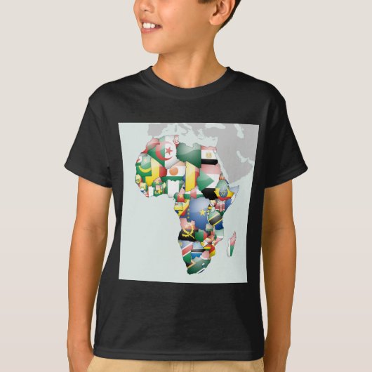 Unity in Diversity: het Collectie van de Afrikaans T-shirt (Voorkant)