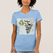 Unity in Diversity: het Collectie van de Afrikaans T-shirt (Voorkant)