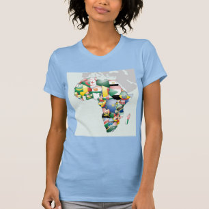 Unity in Diversity: het Collectie van de Afrikaans T-shirt