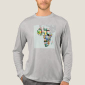 Unity in Diversity: het Collectie van de Afrikaans Tri-Blend Shirt (Voorkant volledig)