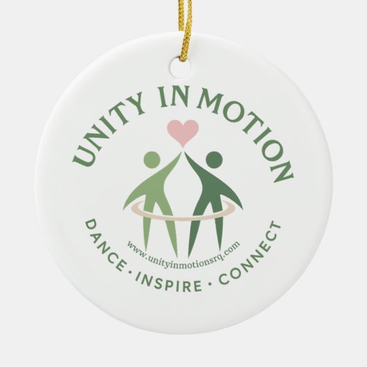 Unity in Motion Keramisch Ornament (Voorkant)