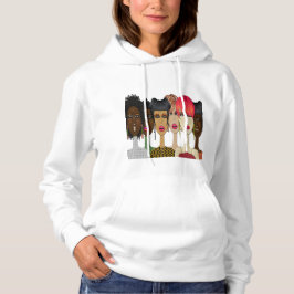 "Unity in Style" Fashion Faces Hoodie T-shirt