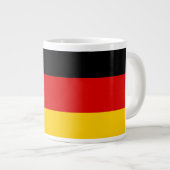 Unity Justice Freedom Germany Flag Mug Grote Koffiekop (Voorkant rechts)