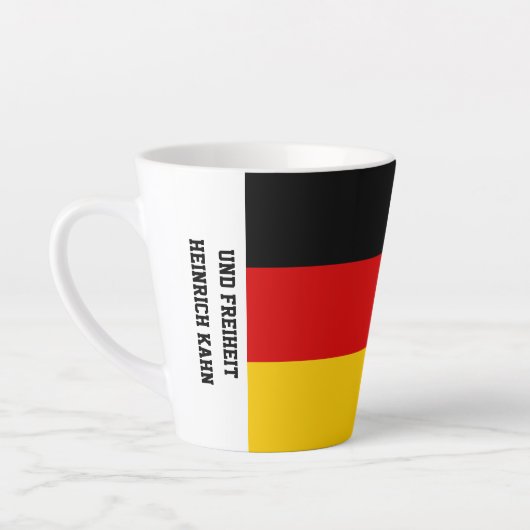 Unity Justice Freedom Germany Flag Mug Latte Mok (Links)