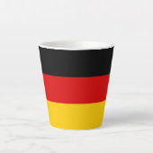 Unity Justice Freedom Germany Flag Mug Latte Mok (Voorkant)