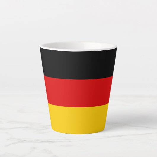 Unity Justice Freedom Germany Flag Mug Latte Mok (Voorkant)