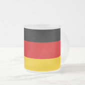 Unity Justice Freedom Germany Flag Mug Matglas Koffiemok (Voorkant rechts)