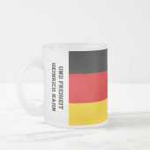 Unity Justice Freedom Germany Flag Mug Matglas Koffiemok (Links)