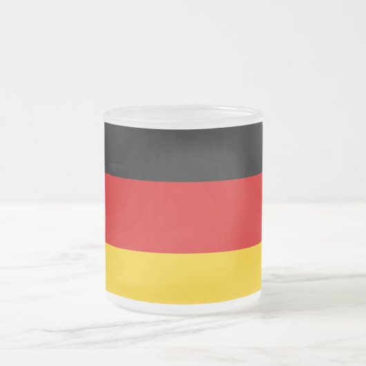 Unity Justice Freedom Germany Flag Mug Matglas Koffiemok (Center)