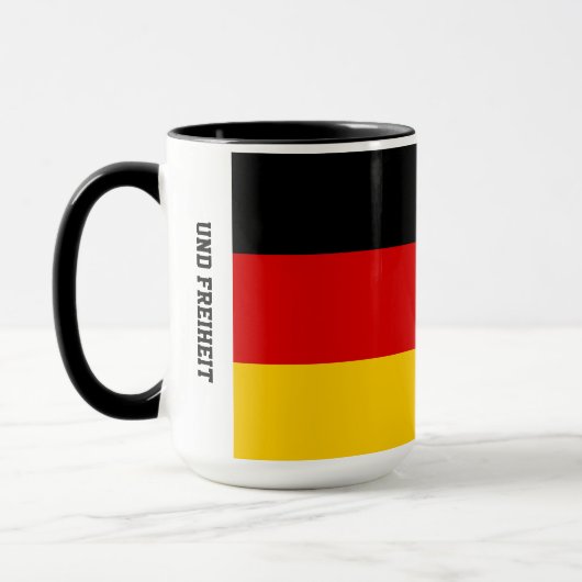 Unity Justice Freedom Germany Flag Mug Mok (Links)