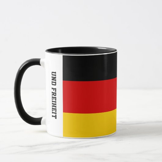 Unity Justice Freedom Germany Flag Mug Mok (Links)