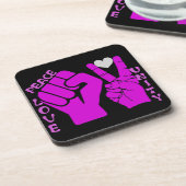 Unity, Love & Peace, Togetherness_ Drankjes Onderzetter (Linkerzijde)