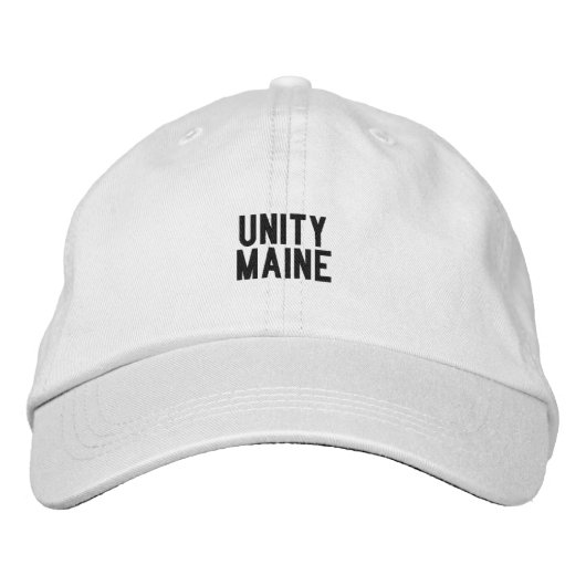 Unity Maine-Pet Geborduurde Pet (Voorkant)