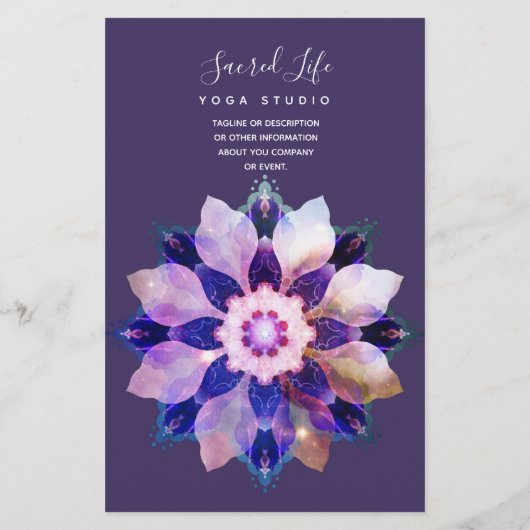 Unity Mandala Flyer (Achterkant)