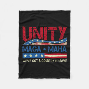 Unity Misschien hebben we een land om de Amerikaan Fleece Deken