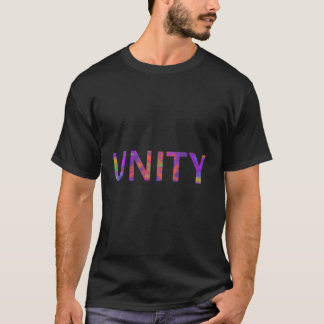 Unity Multi Gekleurde Tie Dye Vrede Liefde Respect T-shirt