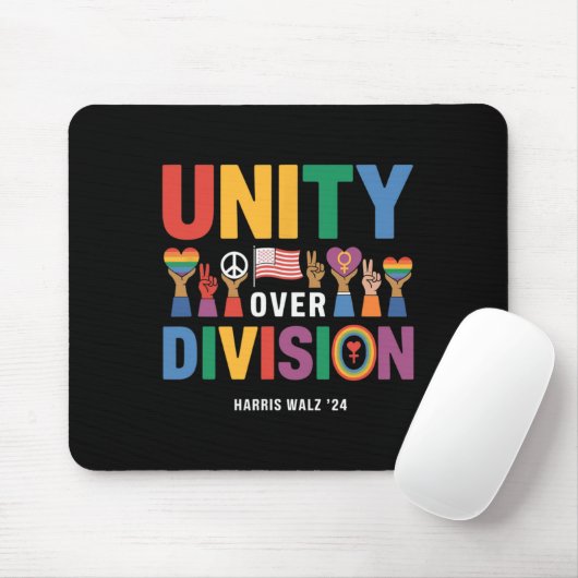 Unity over Division Pride Harris W 24 Muismat (Met muis)