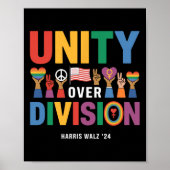 Unity over Division Pride Harris W 24 Poster (Voorkant)