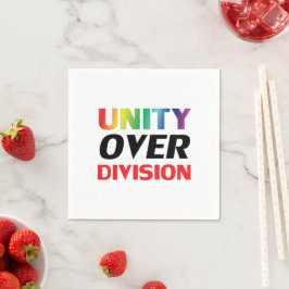 "Unity over Division" pride lgbtq lgbt witboek Servet
