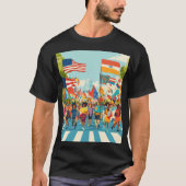 Unity Parade: het vieren van diversiteit; Verkiezi T-shirt (Voorkant)