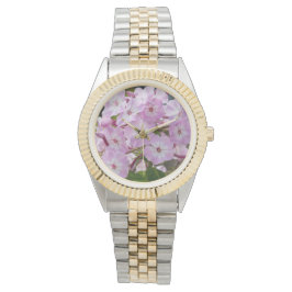 Unity Phlox Bloemblaadjes – Helder Roze Bloem Horloge