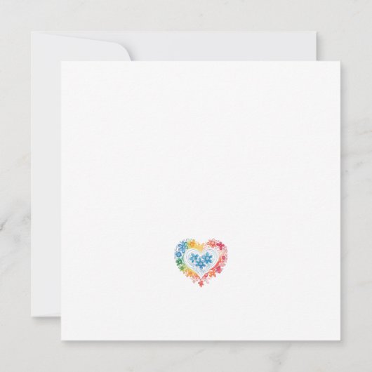 Unity Pride Liefde Bewaar de Datum Uitnodiging (Achterkant)