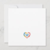 Unity Pride Liefde Dank je Bedankkaart (Achterkant)