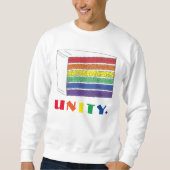 UNITY Rainbow Cake Slice Pride Sweatshirt (Voorkant)