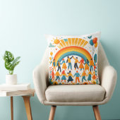 Unity Regenboog Gemeenschapsdecoratiekussen Kussen (Stoel)