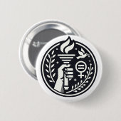 Unity Rising Ronde Button 5,7 Cm (Voorkant /achterkant)