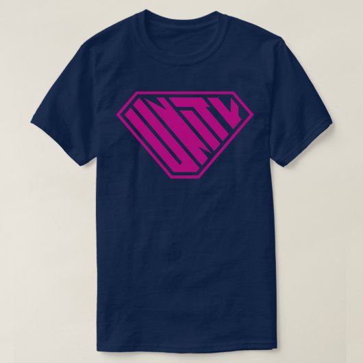 Unity SuperEmpowered Pink T-shirt (Design voorkant)