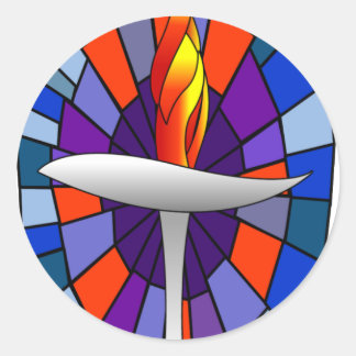 Unity Temple Chalice Producten Ronde Sticker