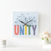 UNITY VIERKANTE KLOK (Huis)