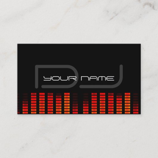 Uniuque and Elegant DJ Visitekaartje (Voorkant)