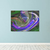 Univers Abstract III omgepakt doek exploiteren Canvas Afdruk (Insitu (Houten vloer))