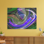 Univers Abstract III omgepakt doek exploiteren Canvas Afdruk (Insitu (Woonkamer))