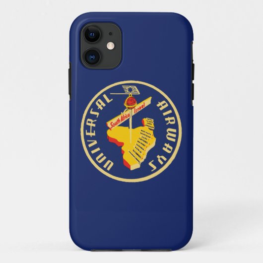 Universal Airways ~ South Africa to Israel Case-Mate iPhone Case (Achterkant)