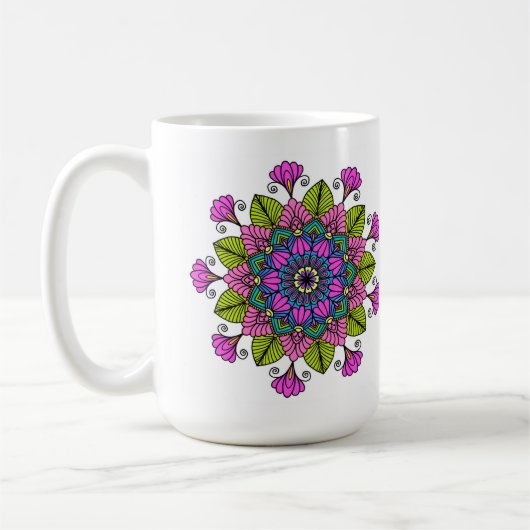 Universal Awakening Mandala Coffee Mug Koffiemok (Links)