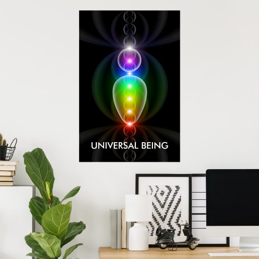Universal Being - groot poster (Thuiskantoor)