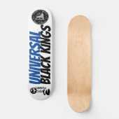 UNIVERSAL BLACK KINGS Skateboard (Voorkant)