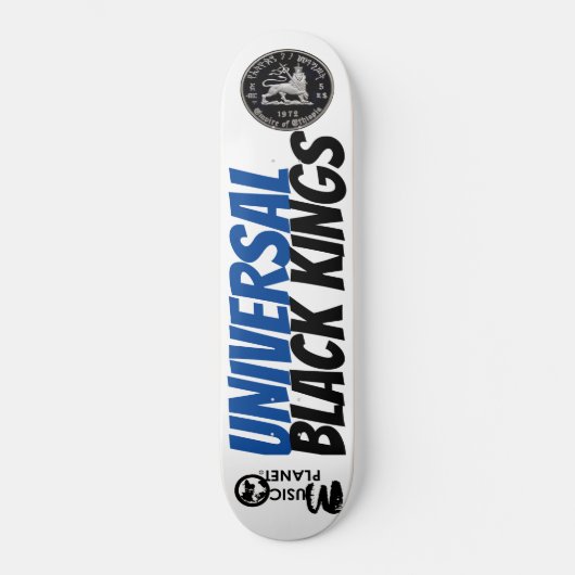 UNIVERSAL BLACK KINGS Skateboard (Voorkant)
