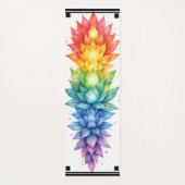 Universal Chakra Yoga Mat – Rainbow Energy (Voorkant)