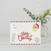 Universal Christmas Kaart: Deel vreugde en liefde Folie Feestdagen Briefkaart (Staand Voorkant)