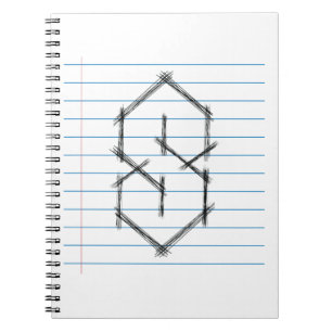 Universal Cool Point S Doodle 90s kinder midden Notitieboek