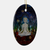 Universal Energy Chakra Zen Feminine Girard Keramisch Ornament (Rechts)