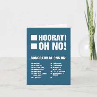 Universal Greeting Card (Plus Zombies) Kaart