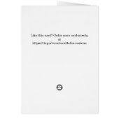 Universal Greetings Card (Achterkant)